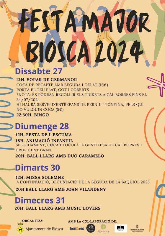  Fiesta Mayor de Biosca 2024