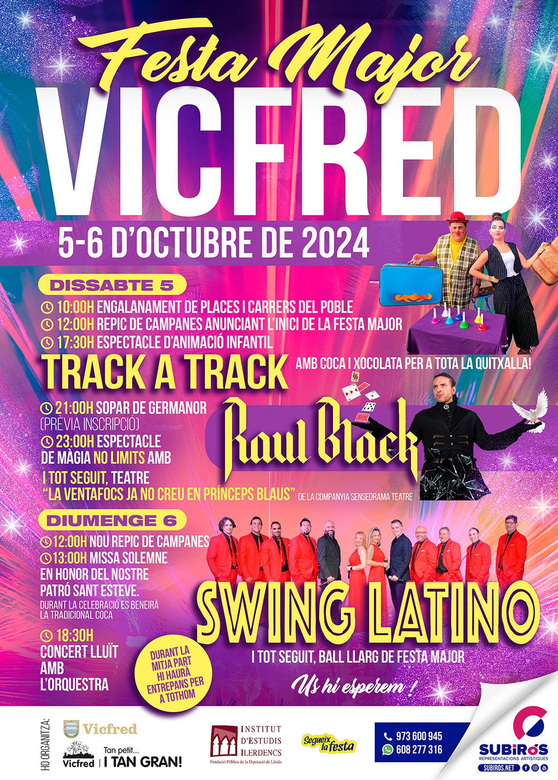 cartell Festa Major de Vicfred 2024