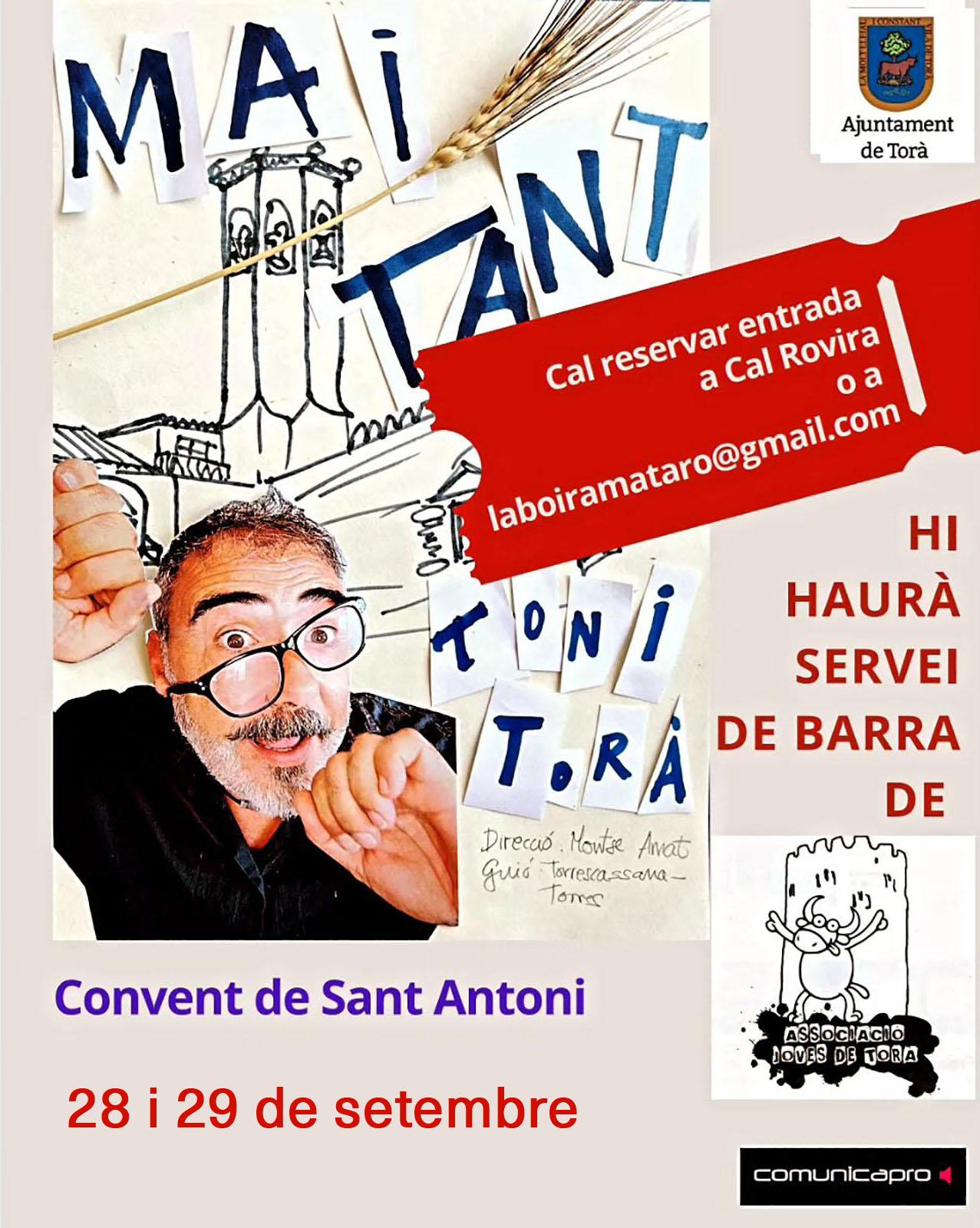 cartell Espectacle 'Mai tant'