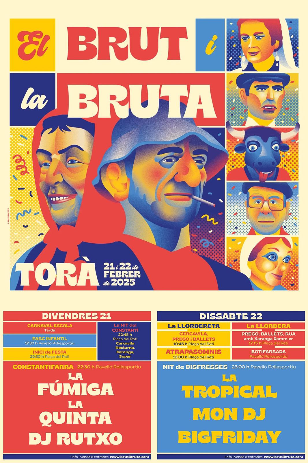 cartell El Brut i la Bruta 2025